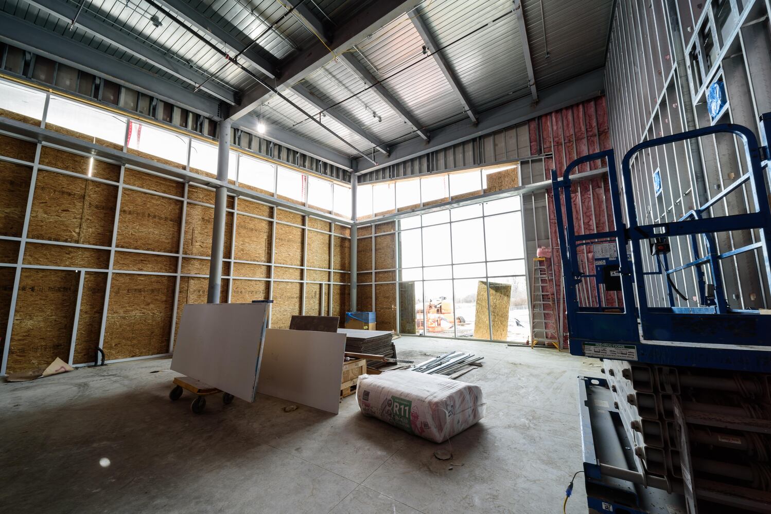 PHOTOS: A look at construction at the Dayton Metro Library’s new Huber Heights Branch