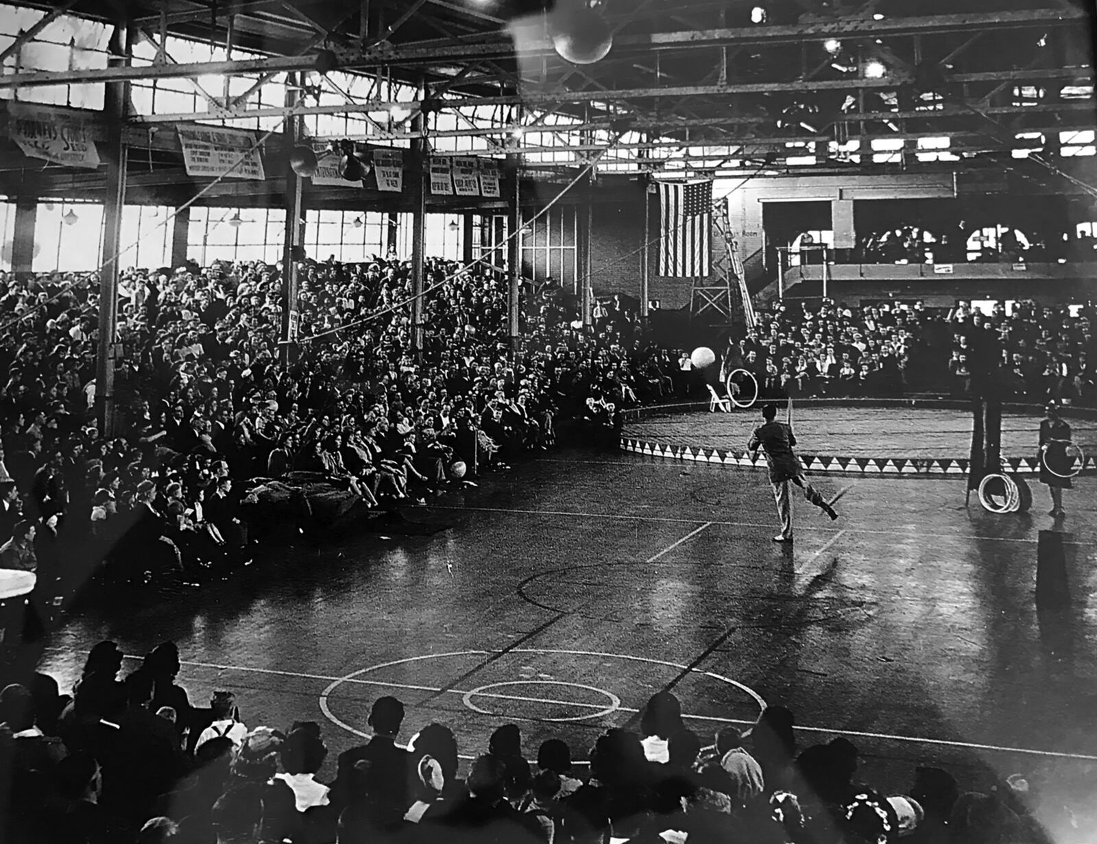 The Montgomery County Fairgrounds Coliseum has been home to a variety of events including University of Dayton basketball, boxing matches and the circus. MONTGOMERY COUNTY FAIR