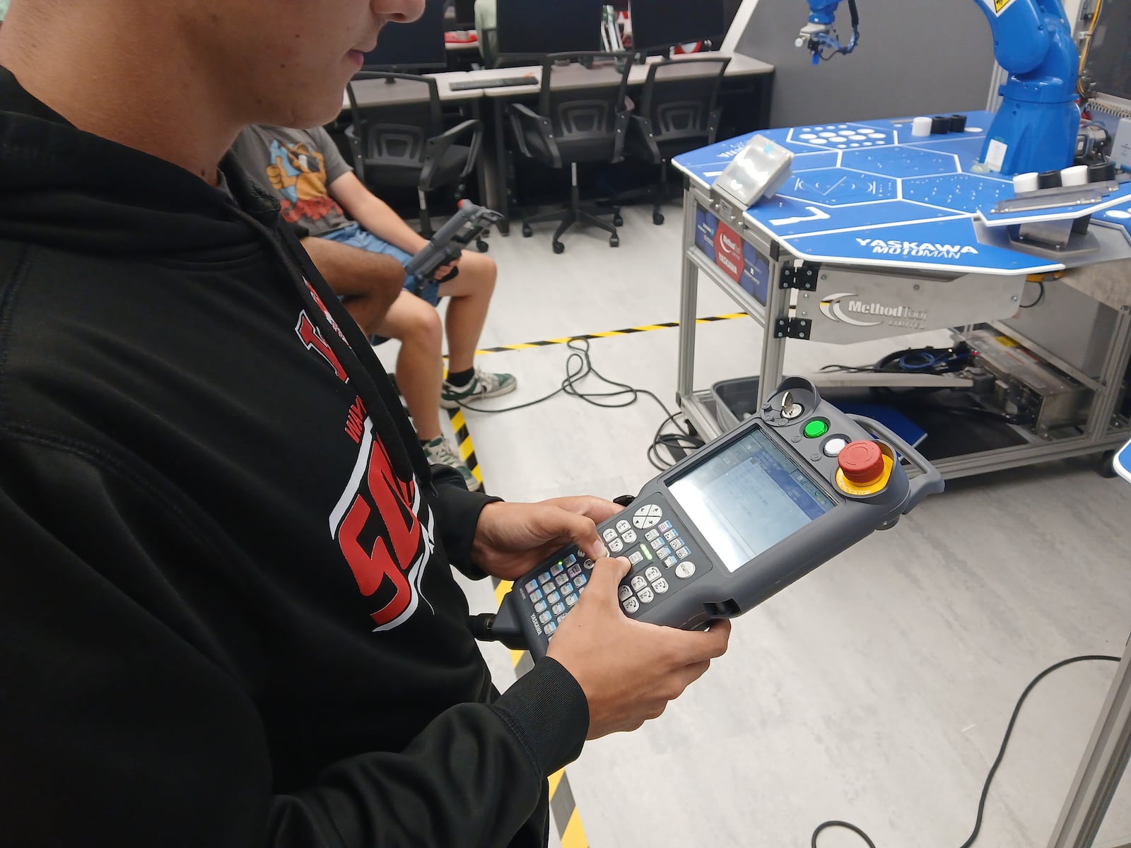 The robotics lab at Wayne High School features machinery commonly used on modern manufacturing floors across the region, giving students early access to real-world, hands-on learning, according to school officials. CONTRIBUTED
