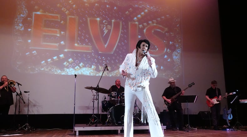 Daytonian Ryan Roth, who has been paying tribute to The King for about 15 years, is one of 20 singers from three countries and 10 different states participating in the 17th annual Branson Elvis Festival in Missouri on Saturday.