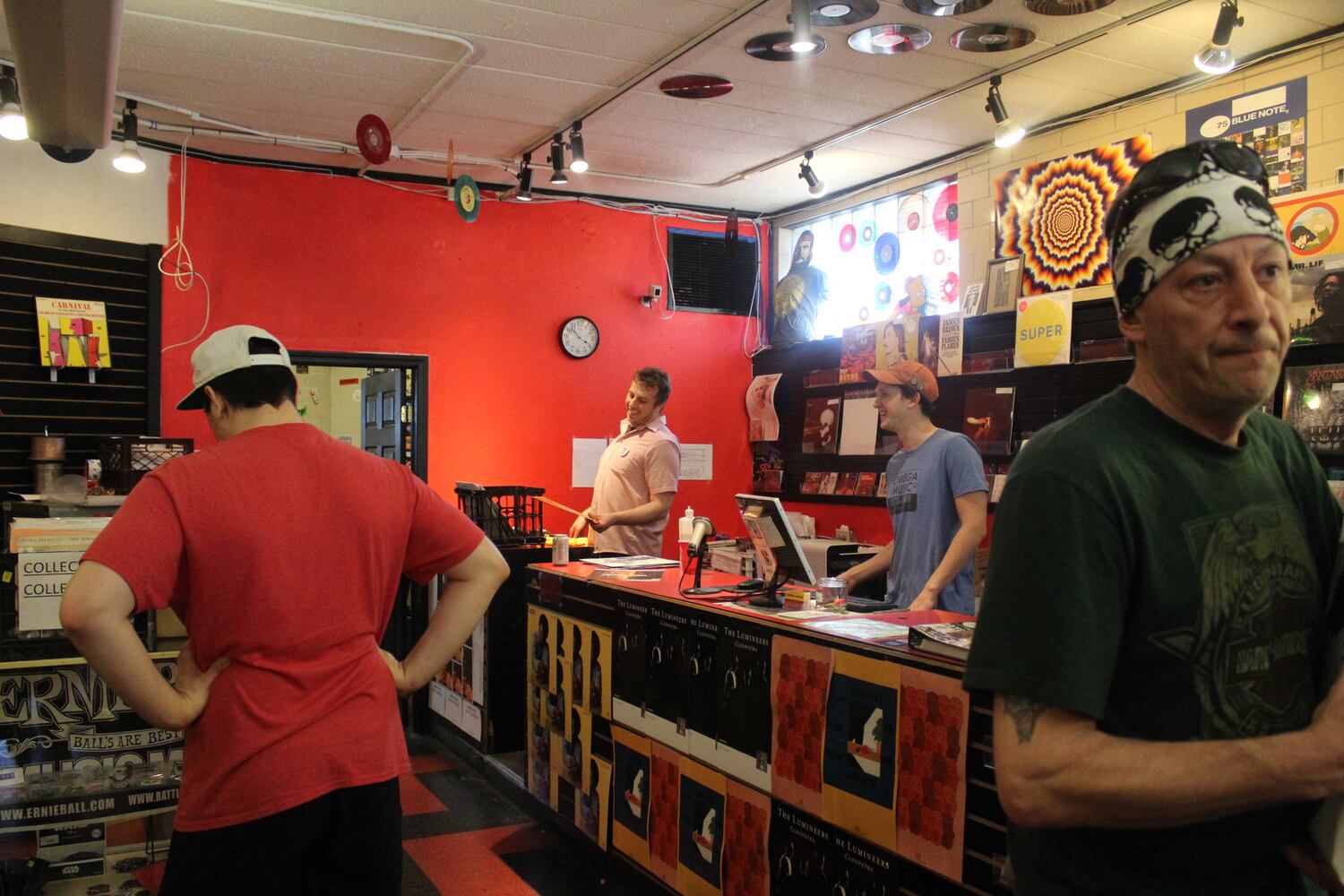 Photo: Record Store Day hits Omeg Music, Recreate and Feathers in the Oregon District
