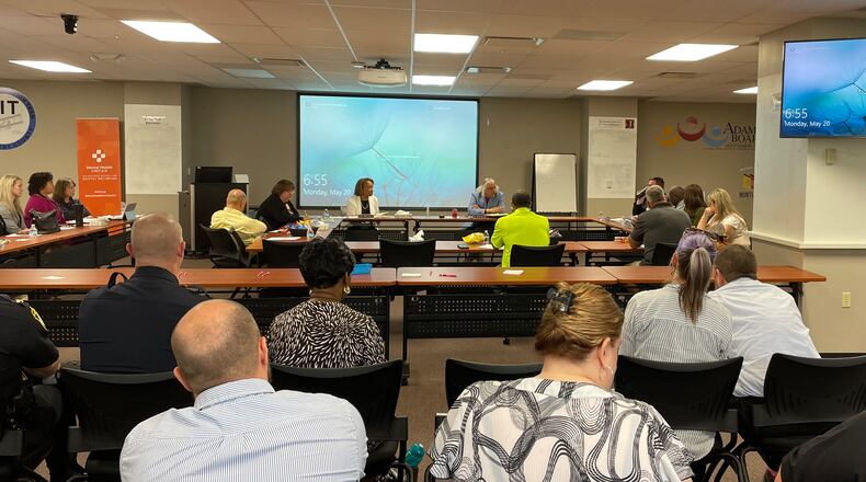 The program and services committee for Montgomery County ADAMHS meets on Monday, May 20, to discuss replacement contracts for crisis services in the county following RI International notifying ADAMHS that it will no longer be the county's provider for crisis services. SAM WILDOW\STAFF