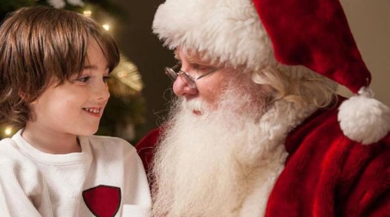 The ceremonial wreath lighting and the arrival of Santa Claus is taking place at the Mall at Fairfield Commons on Friday, Nov. 8 from 6-8 p.m.