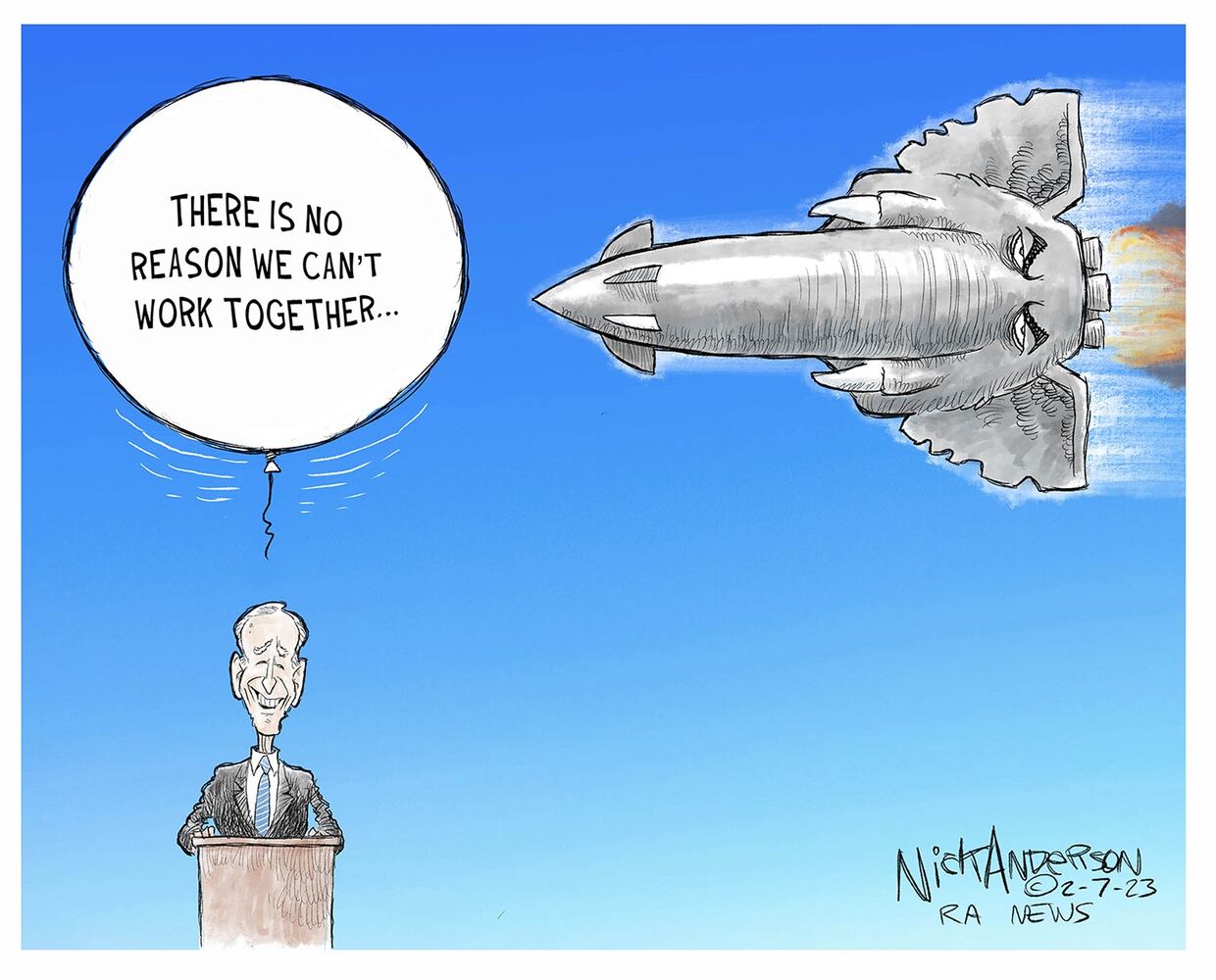WEEK IN CARTOONS: State of the Union, Super Bowl, Chinese balloon and more
