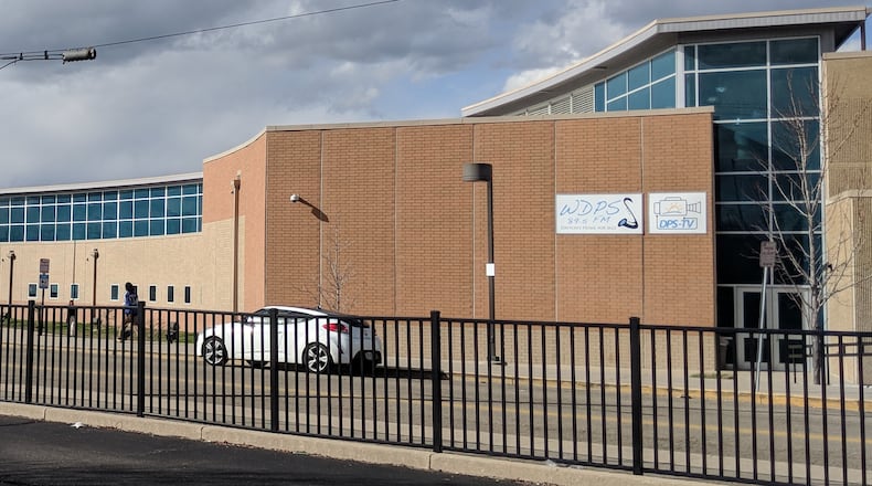 The Ponitz football team practices at a field next to the high school.