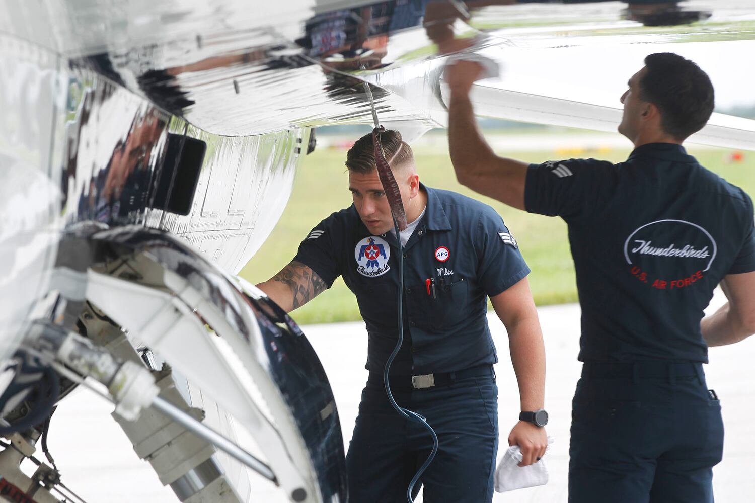 PHOTOS: Thunderbirds land in Dayton | ‘It’s definitely an exciting show for us’