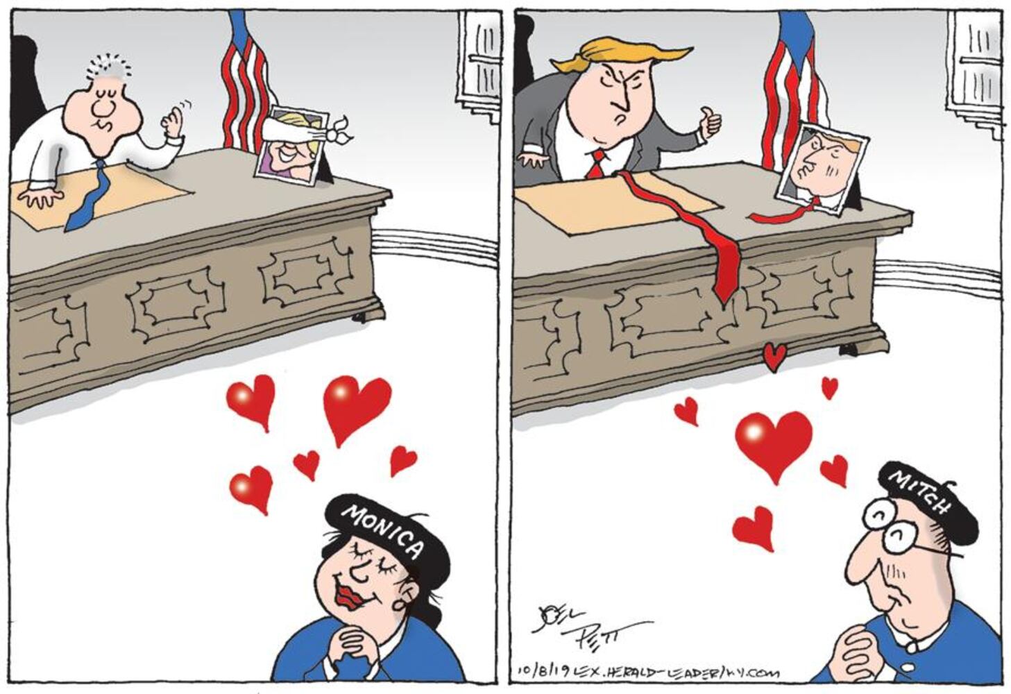 Week in cartoons: Impeachment inquiry, China and more