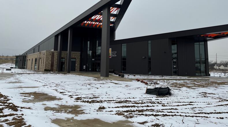 Dayton Metro Library West Branch at 300 Abbey Avenue. CORNELIUS FROLIK / STAFF