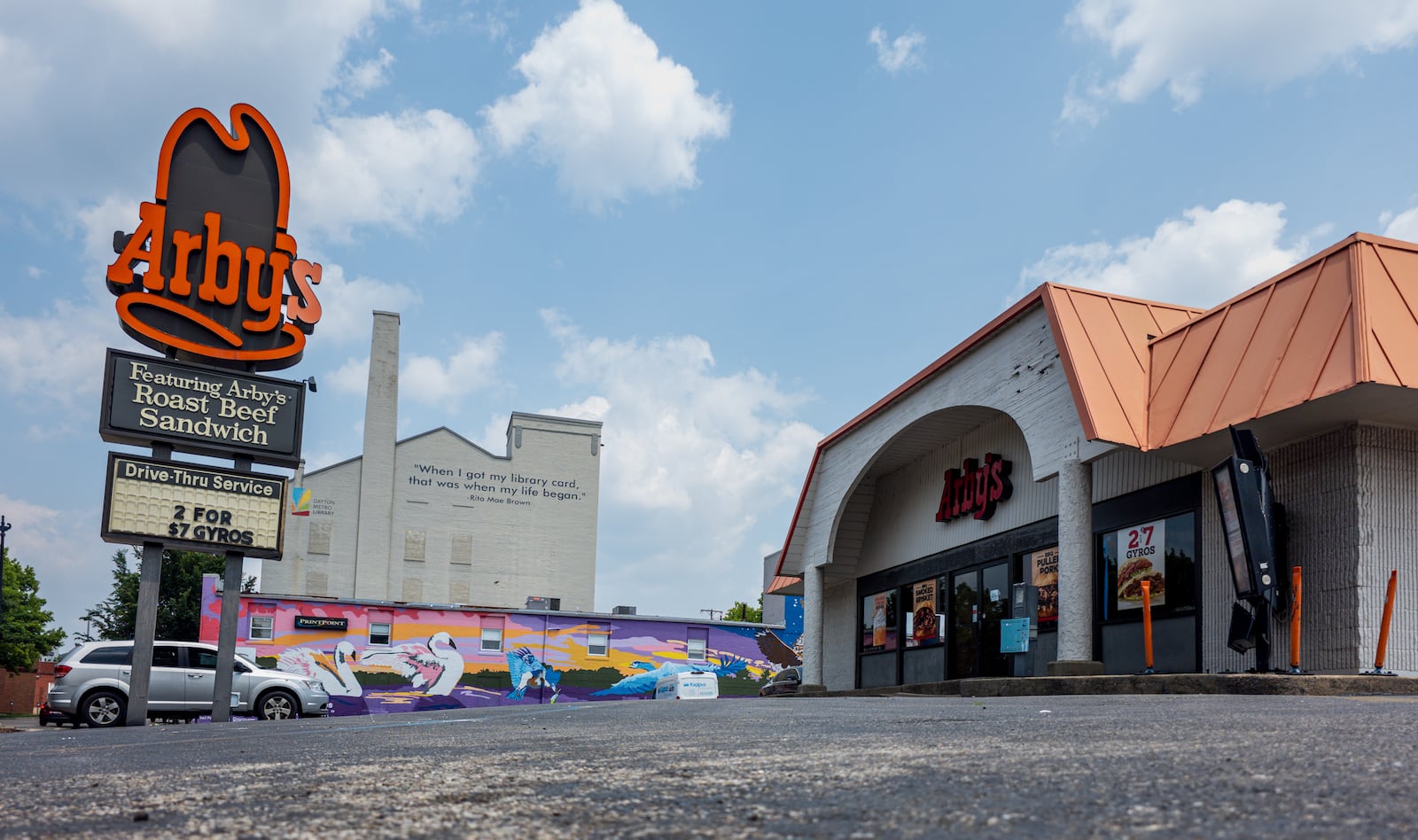 The Arby’s fast food restaurant at 160 S. Patterson Blvd. near the western entrance into the Oregon District in downtown Dayton. BRYANT BILLING / STAFF