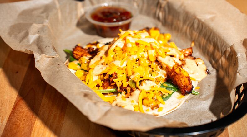 The Tipsy Chick taco from Torchy's Tacos, a restaurant set to open in Liberty Twp., the first in the Cincinnati market. CONTRIBUTED