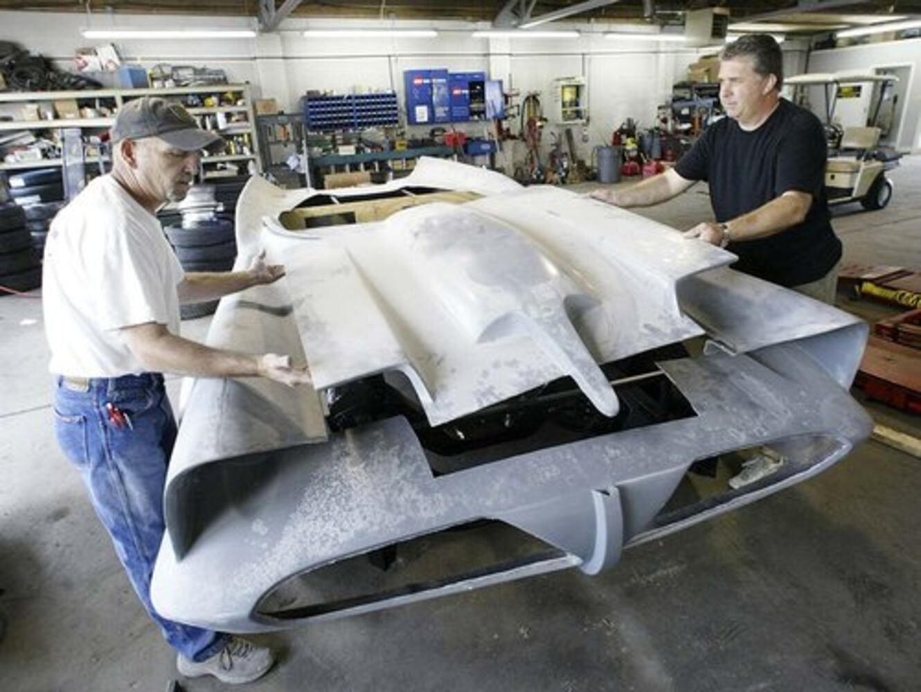 Local builds Batmobile replicas