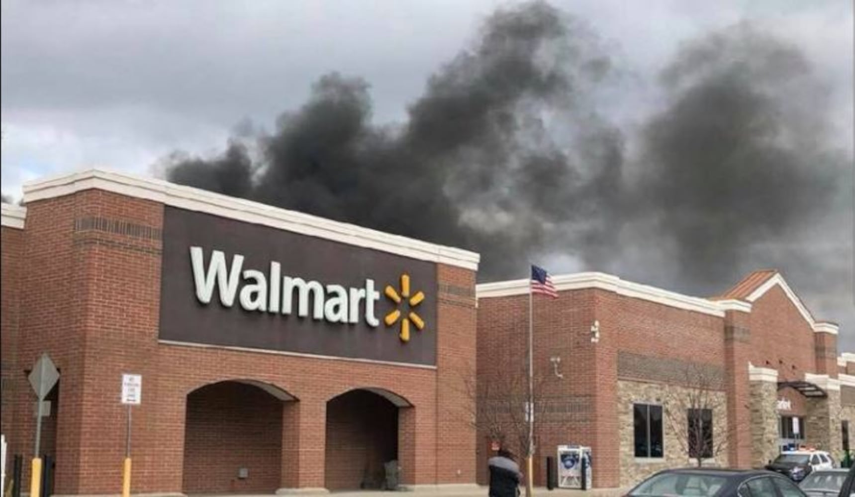 Walmart fire