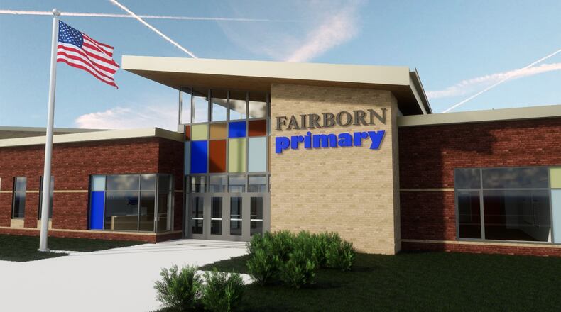 A rendering of the proposed Fairborn Primary School. CONTRIBUTED