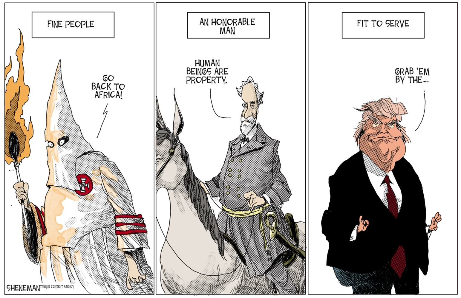 Week in cartoons: Guns, Russia, Trump and more