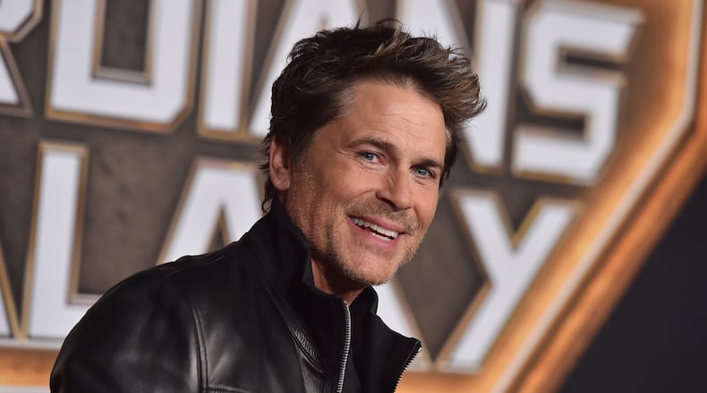 Rob Lowe arrives at the world premiere of "Guardians of the Galaxy Vol. 3" on Thursday, April 27, 2023, at the Dolby Ballroom in Los Angeles. (Photo by Jordan Strauss/Invision/AP)
