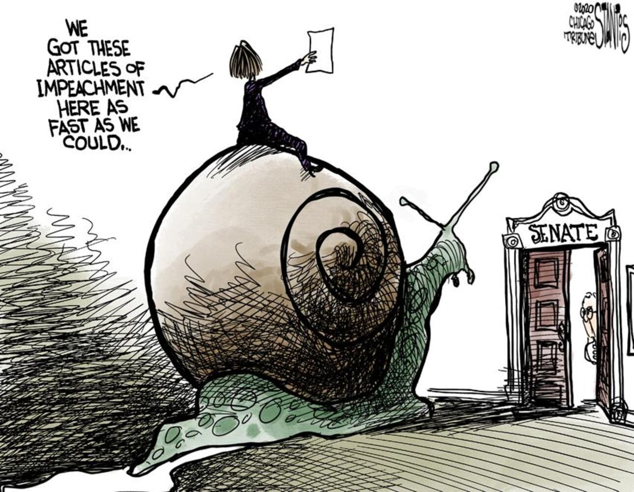 Week in cartoons: Boeing, Mitch McConnell and more
