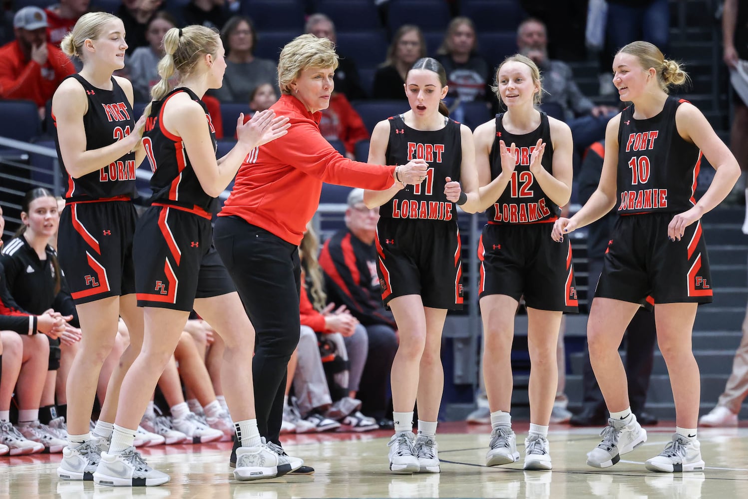 Fort Loramie vs. Waterford Division VII girls basketball state final