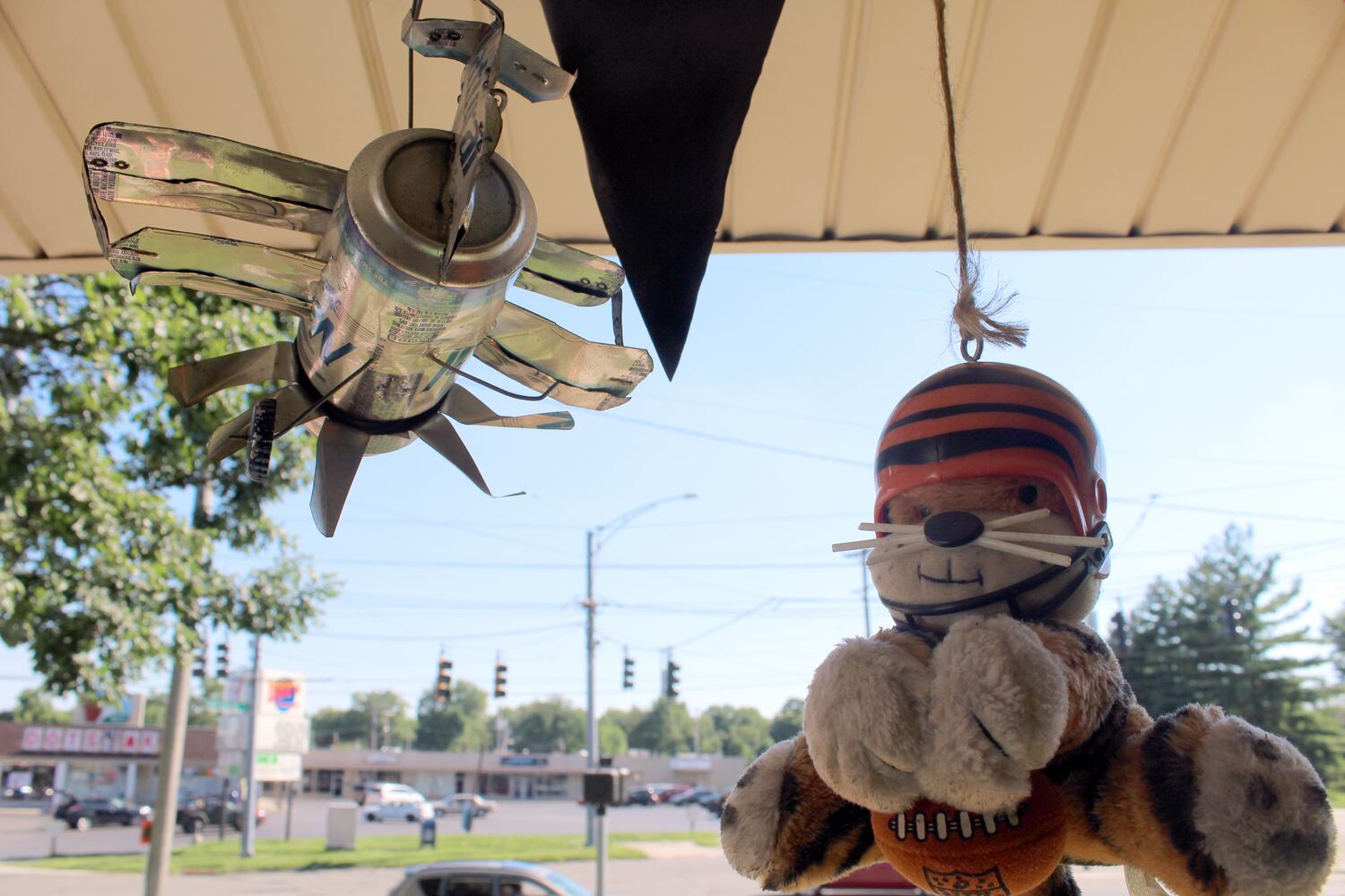 This is the man who lives in the “Bengals MAN CAVE” across from Dot’s Supermarket