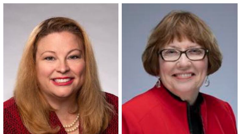 Kate Baker and Judy Dodge are racing for a Montgomery County commission seat this fall.