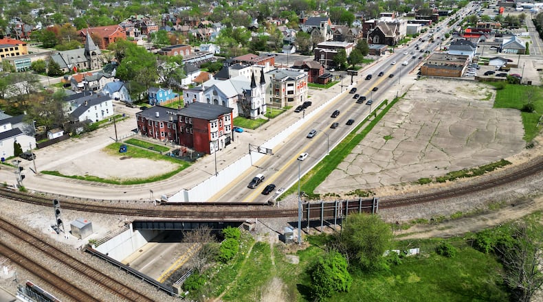 A view of downtown Hamilton Tuesday, April 16, 2024. NICK GRAHAM/STAFF