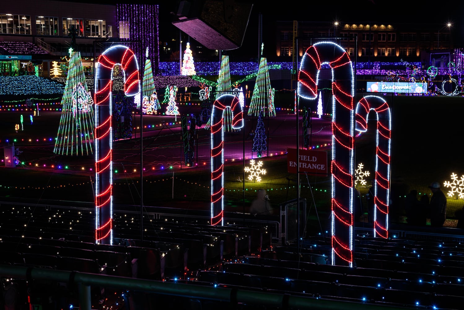 PHOTOS: Deck the Diamond at Day Air Ballpark