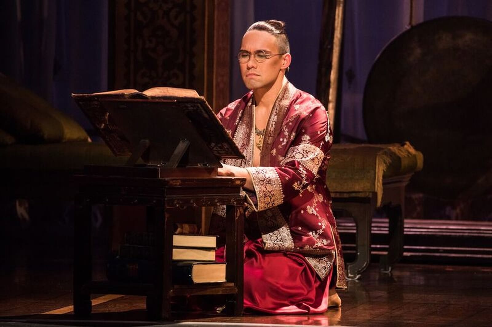 Pedro Ka’awaloa portrays the King of Siam. “I love this king because we watch him go on a journey,” he said. CONTRIBUTED