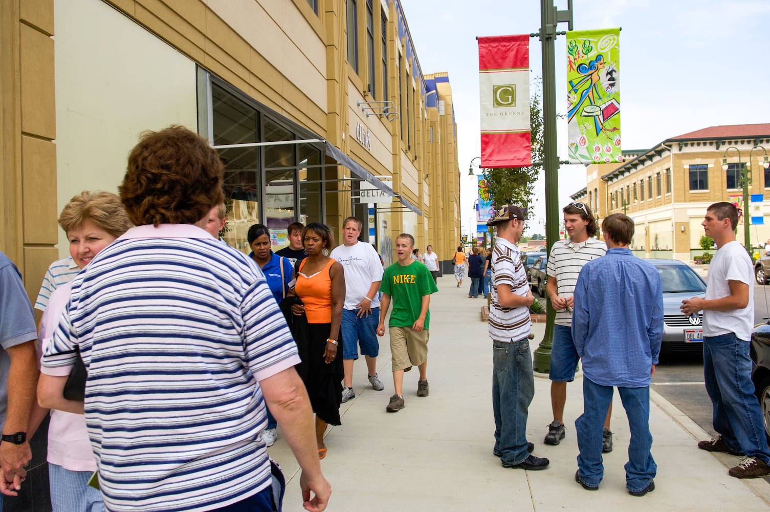 Greene Town Center opening 2006 Beavercreek