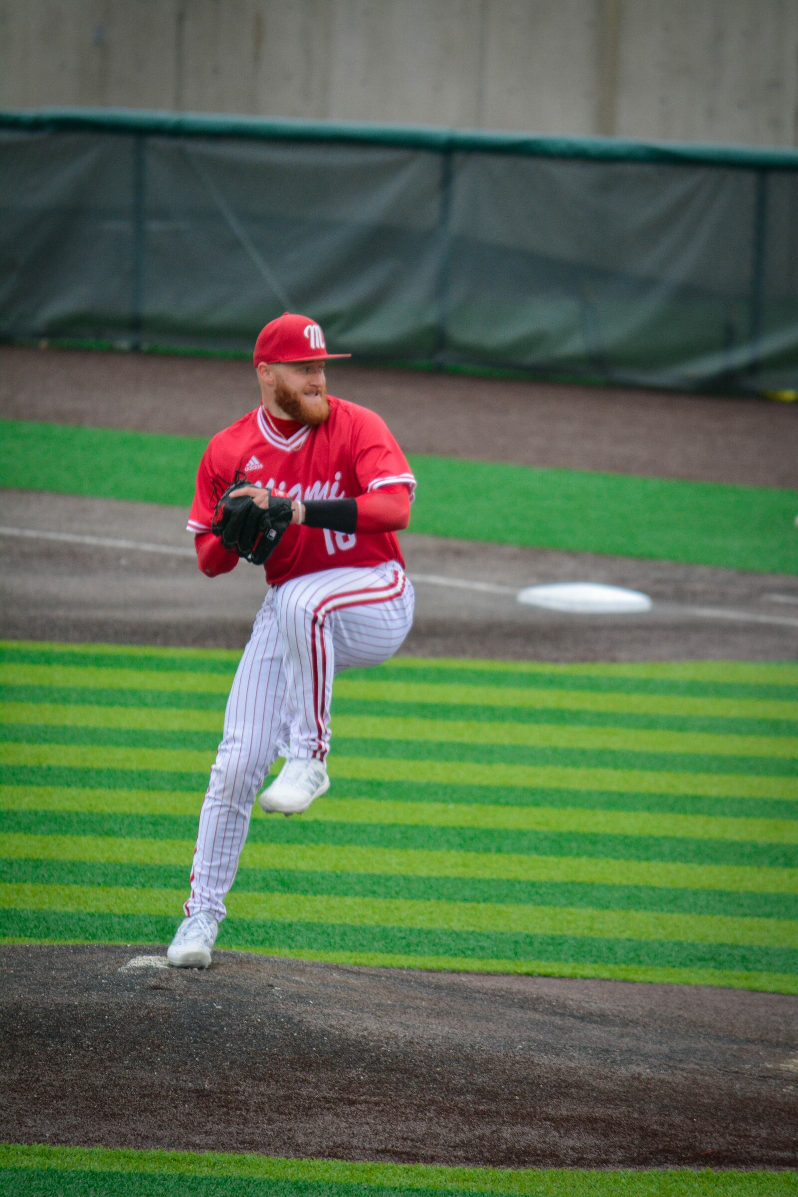 Miami University pitcher Sam Bachman was selected ninth overall by the Los Angeles Angels in the first round of the MLB Draft on Sunday, July 11, 2021. Miami University photo