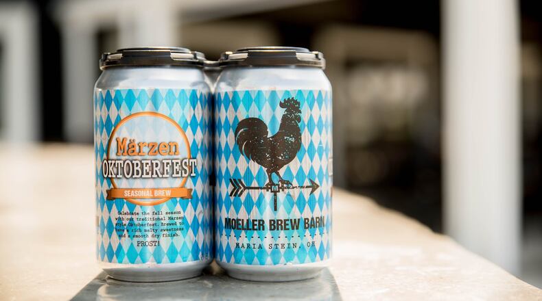 The Marzen Oktoberfest beer from Moeller Brew Barn in Troy will be on full display at the brewery's Oktoberfest event, which takes place from Friday, Oct. 2 through Sunday, Oct. 4.
