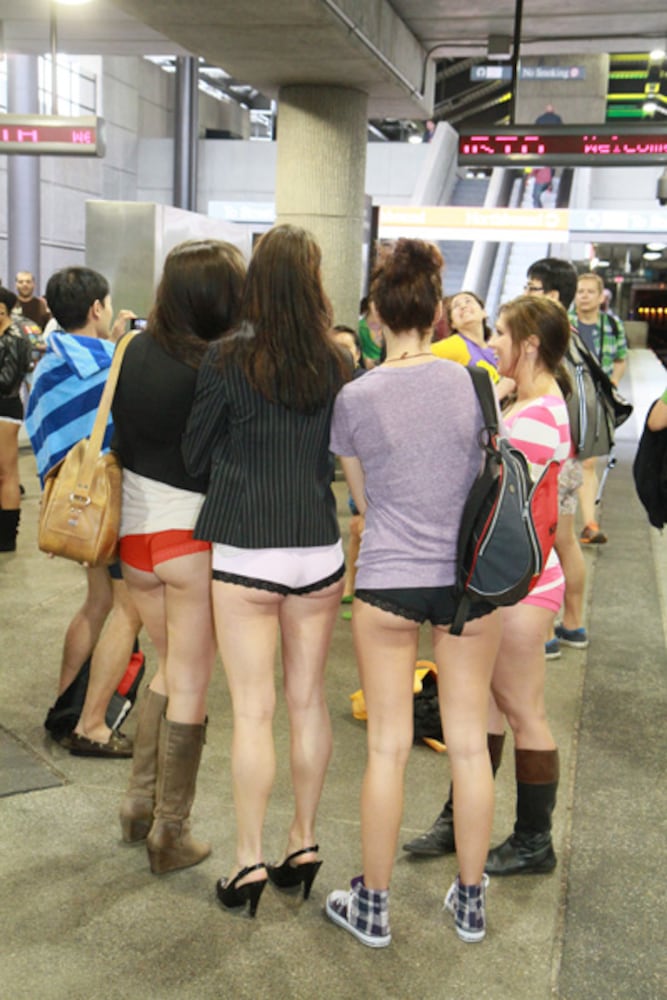 No Pants Subway Ride Atlanta 2013