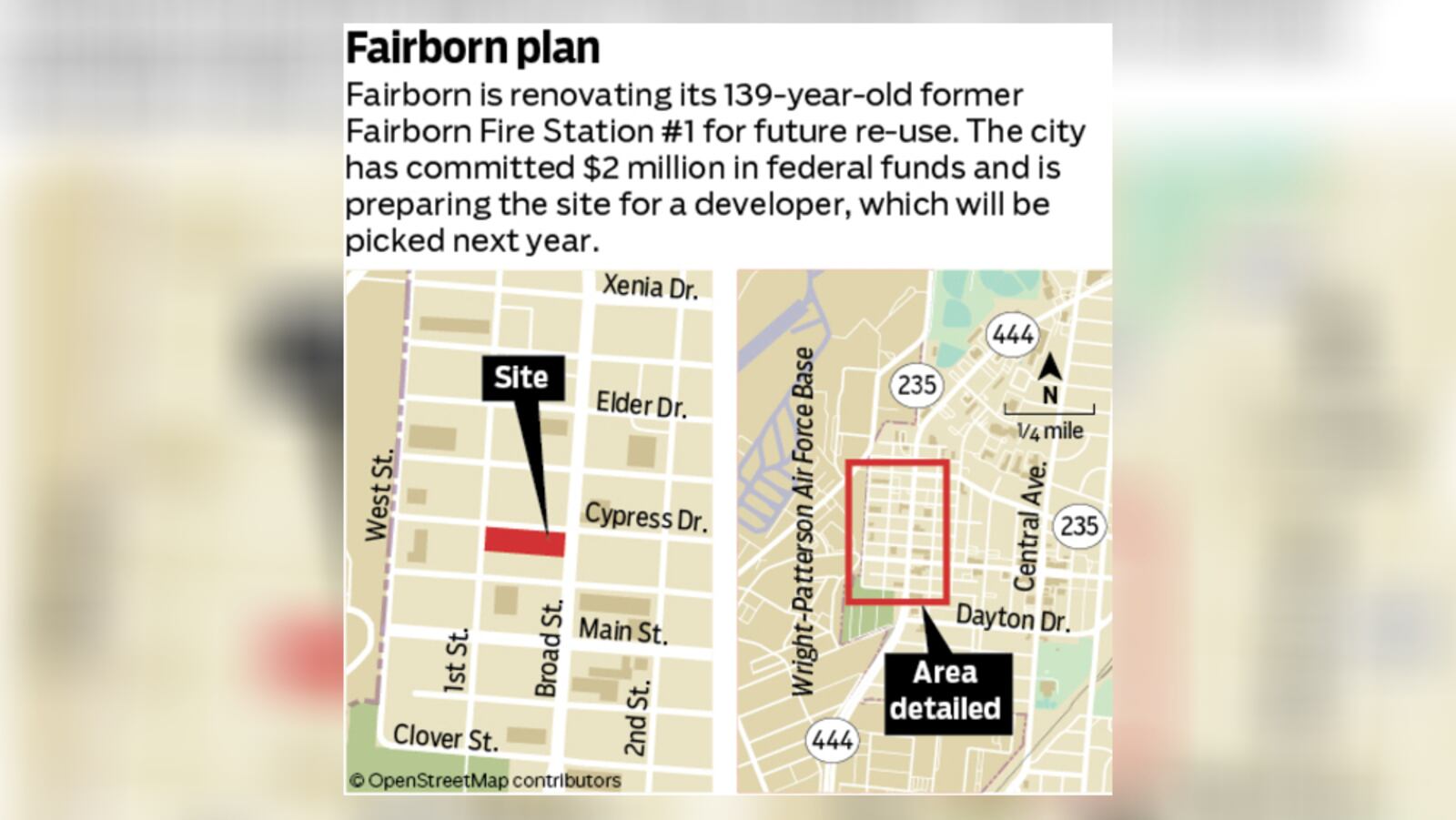 The city wants to redevelop its 139-year-old former Fire Station 1 for commercial use with hospitality or entertainment projects most desired. STAFF