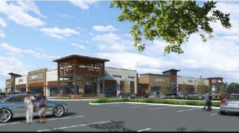 A rendering from the promotional materials for The Shoppes at The Heights. (Contributed)