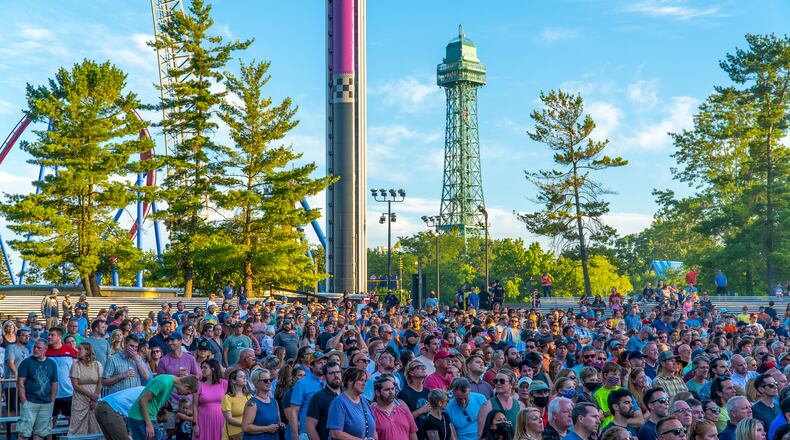 Live music returned to Kings Island June 28, as American folk rock band, The Avett Brothers took the stage at Timberwolf Amphitheatre. Thousands of fans were entertained to kick off the park’s 2022 Concert Series. CONTRIBUTED