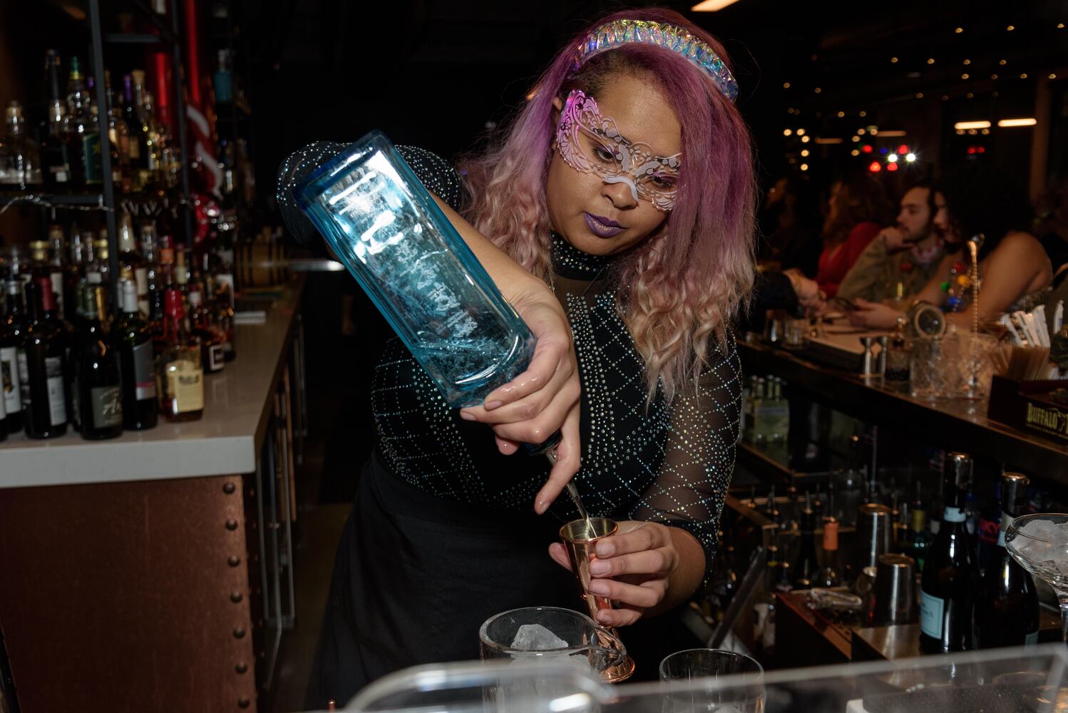 PHOTOS: Did we spot you celebrating New Year's Eve at The Foundry Rooftop's Midnight Masquerade?