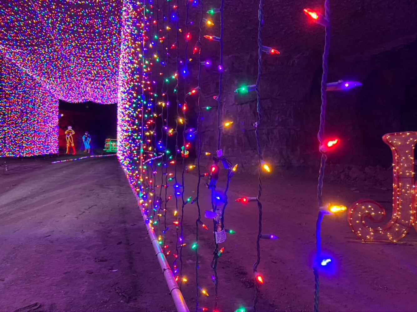 PHOTOS: The biggest and brightest holiday light show is underground