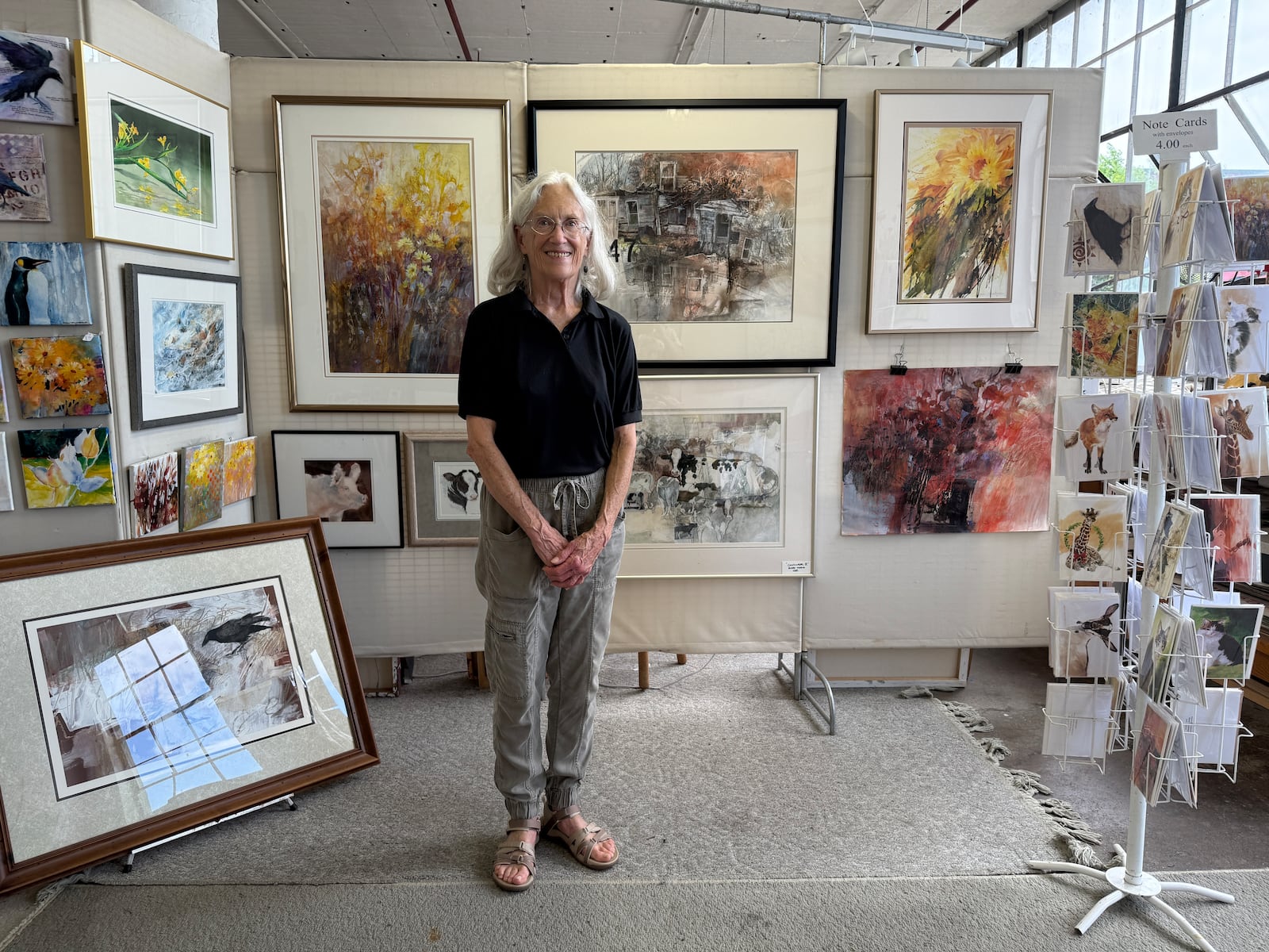 Sharon Stolzenberger has had a studio at Front Street for 25 years. HANNAH KASPER/CONTRIBUTED