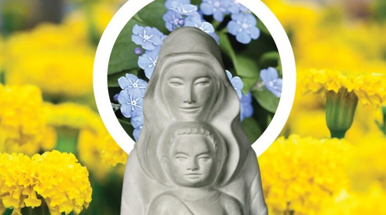 The University of Dayton’s library will host an indoor living garden containing several of the flowers named for the Virgin Mary.