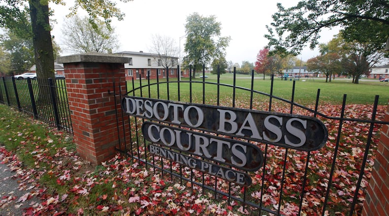 A nearly $3 million initiative largely funded by federal coronavirus relief funds will help close a digital divide by bringing broadband and computer devices to residents of five Dayton public housing complexes including Desoto Bass Courts. CHRIS STEWART / STAFF