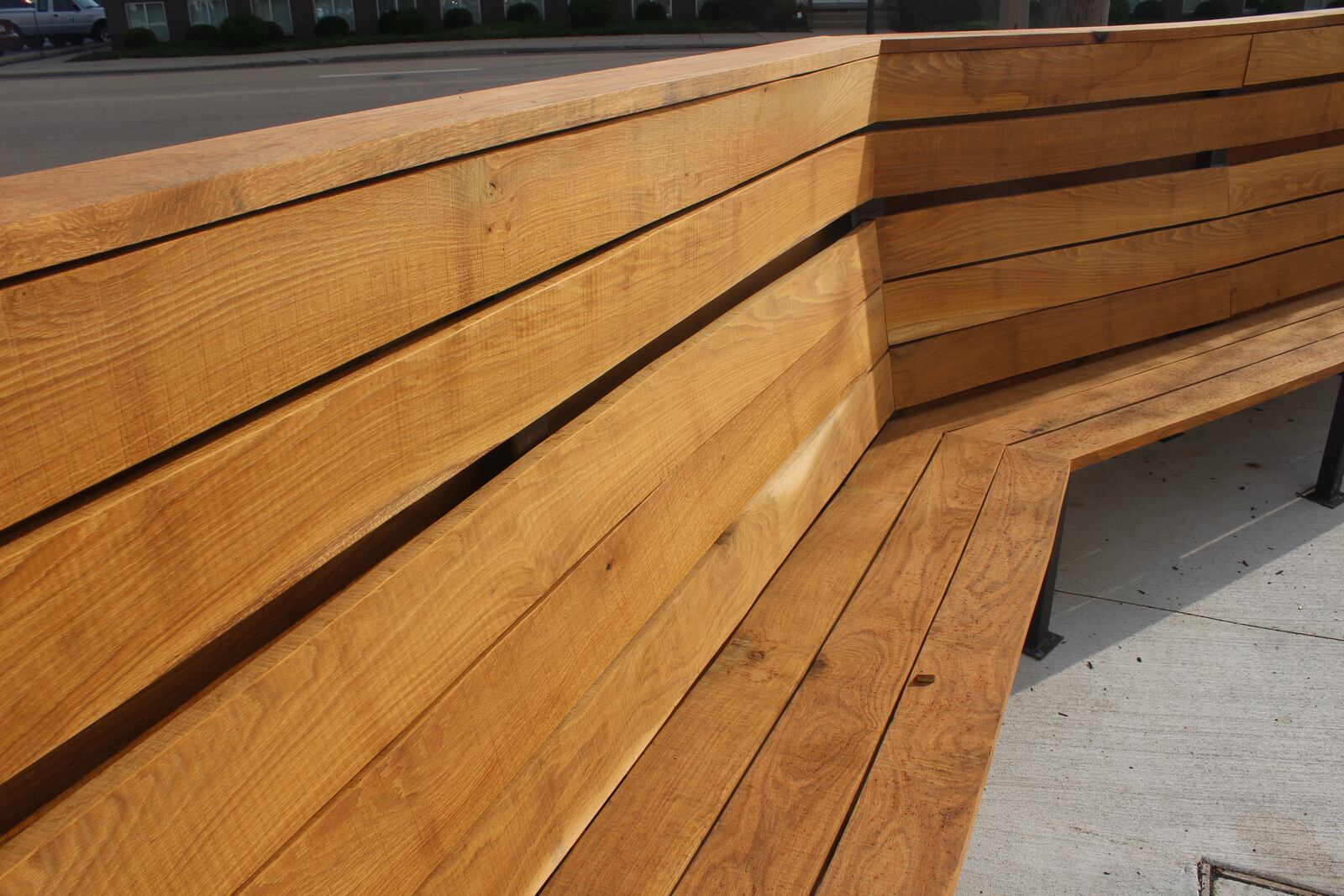 Much of the work has been done for the Van Buren Room's patio at Belle of Dayton in the Oregon District. Finishing touches will still be made on the patio wall and doors and furniture will be installed.