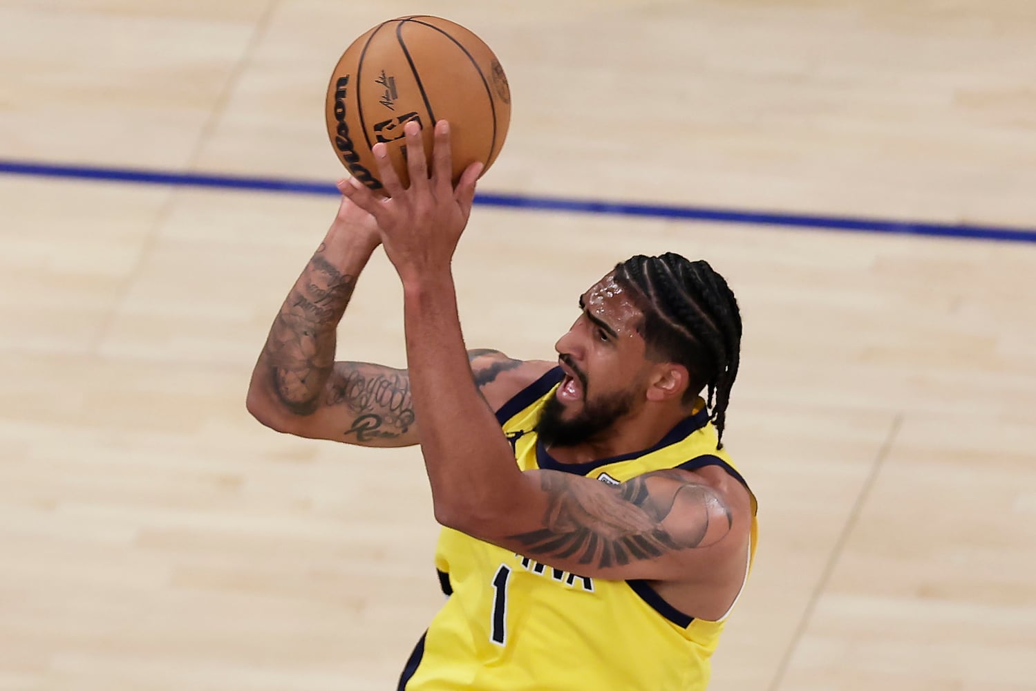 Pacers Knicks Basketball
