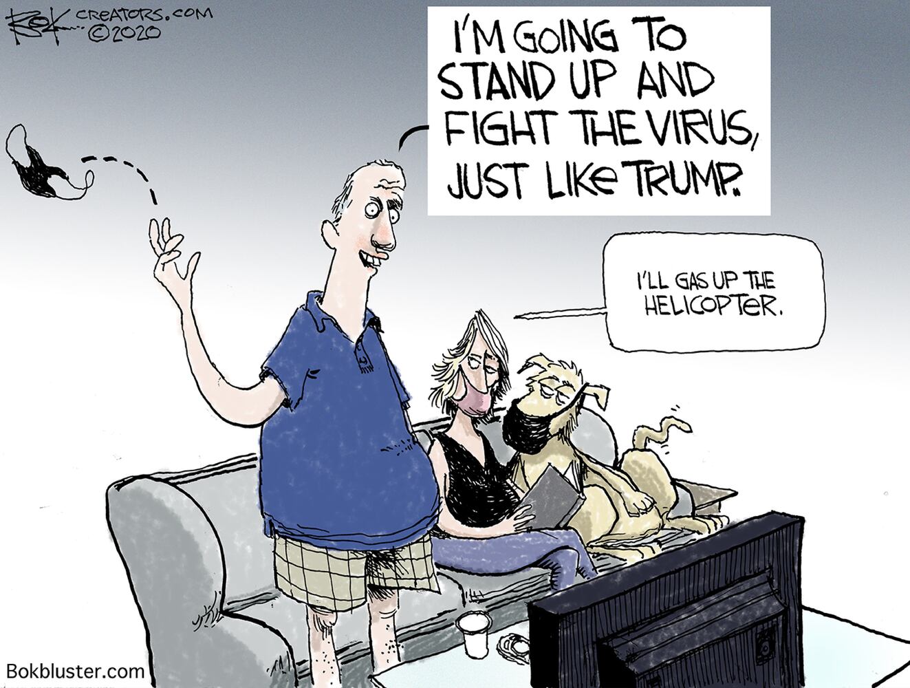 Week in cartoons: Trump's health, the fly and more