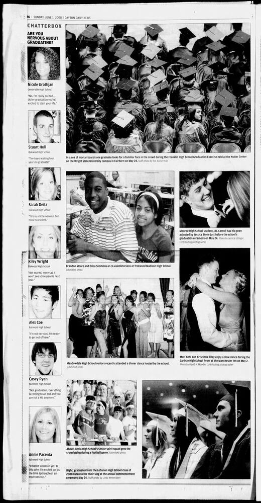 Graduation pages