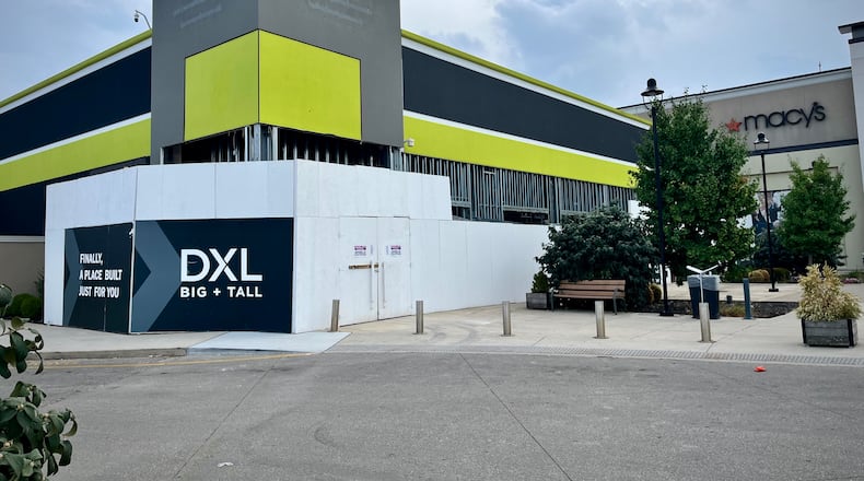 DXL Big + Tall will be located outside the main entrance of the Mall at Fairfield Commons at 2729 Fairfield Commons Blvd. NATALIE JONES/STAFF