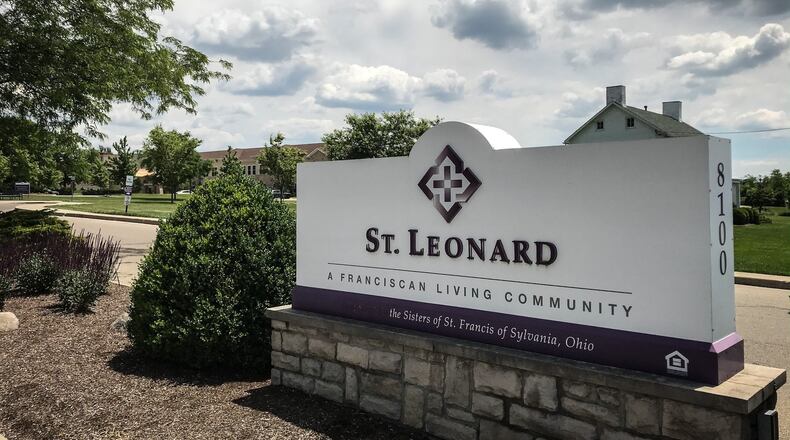 Assisted living facility St. Leonard on Clyo Road has four employees that have the coronavirus. JIM NOELKER/STAFF