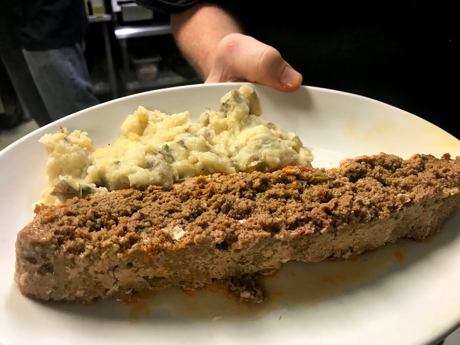 Bunkin' Donkey's  meat loaf special is a crowd favorite .