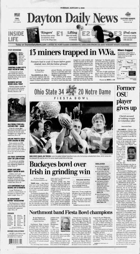 Ohio State Football pages