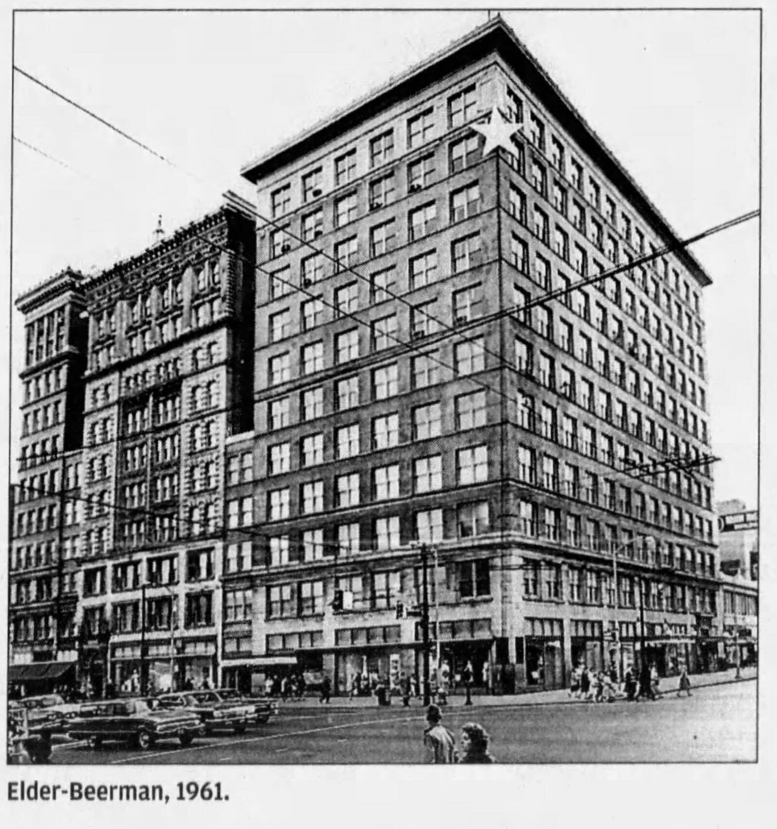 Elder-Beerman store in downtown Dayton, 1961. DAYTON DAILY NEWS ARCHIVES