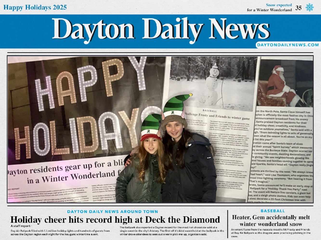 Did we spot you at Deck the Diamond?