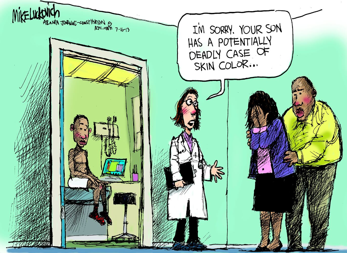 Luckovich: Trayvon Martin