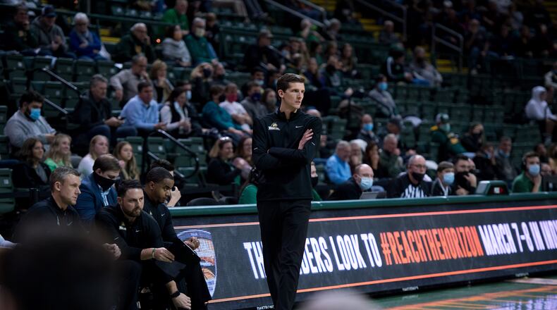 Clint Sargent was named Wright State men's basketball coach on March 28, 2024. Joe Craven/Wright State Athletics